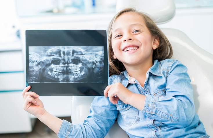 child with xrays 